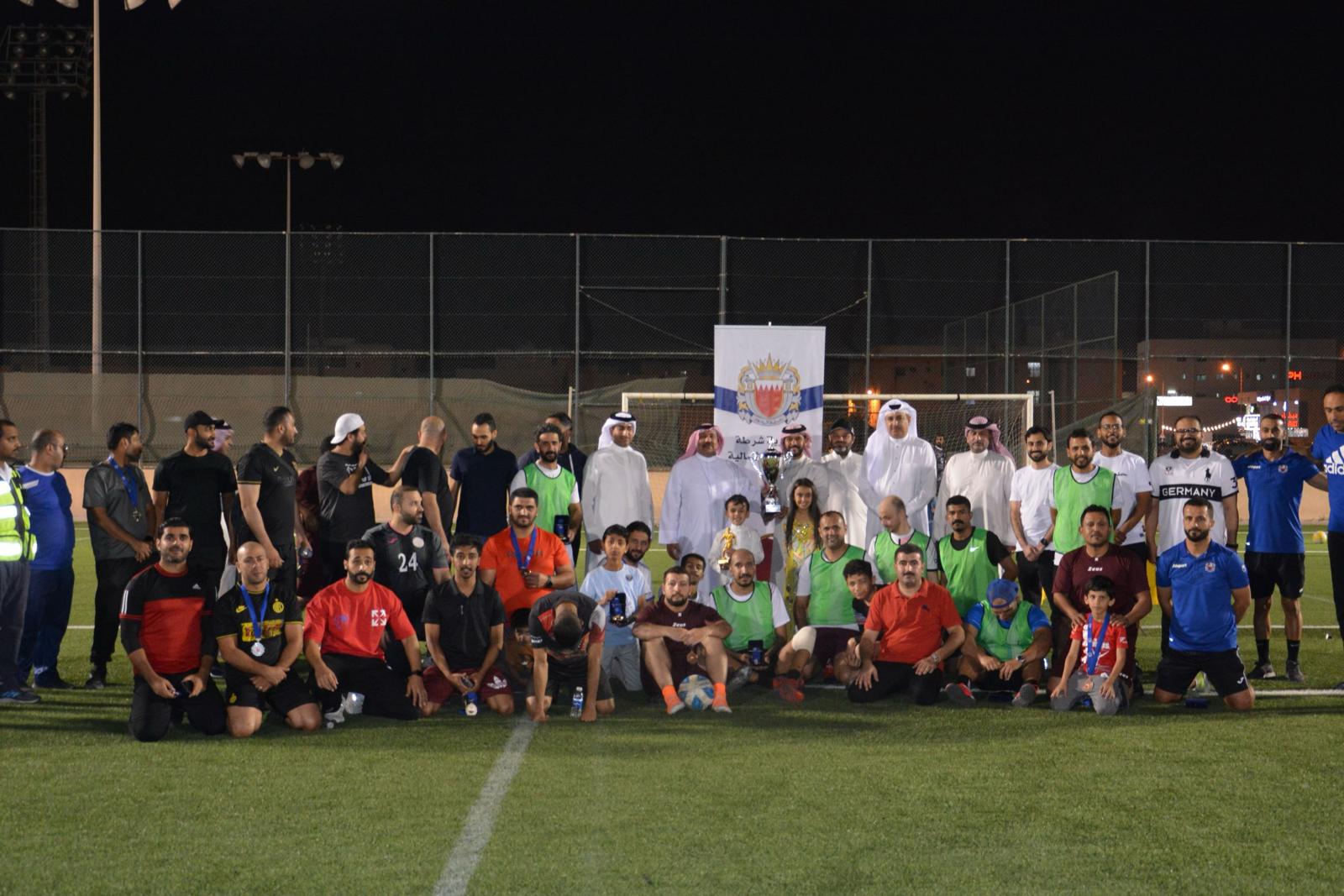 مديرية شرطة المحافظة الشمالية تختتم بطولتها الرمضانية السادسة لكرة القدم<